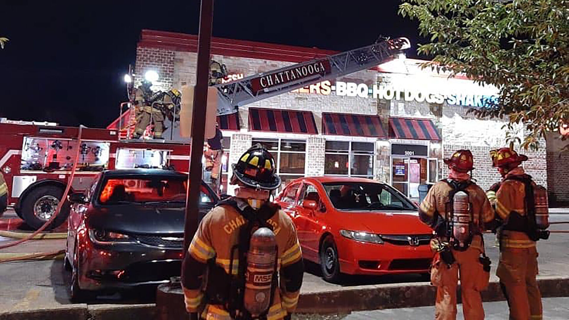Local burger restaurant hit by early morning fire